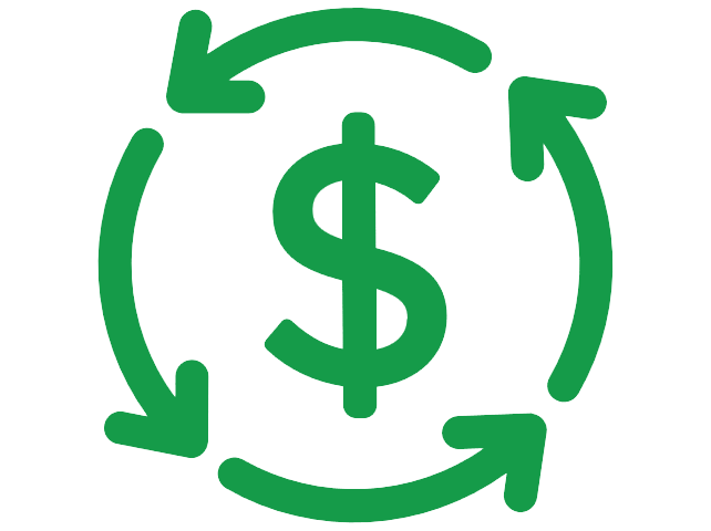 Auto payment symbol