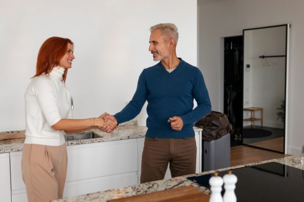 Property Manager Explaining Tips To Residents